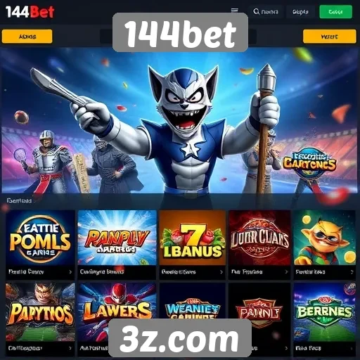 Exploração das opções de jogos disponíveis no 144bet